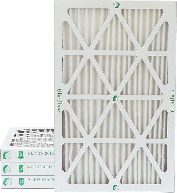Glasfloss ZL 18x24x2 MERV 13 Pleated 2" Inch Air Filters by Glasfloss