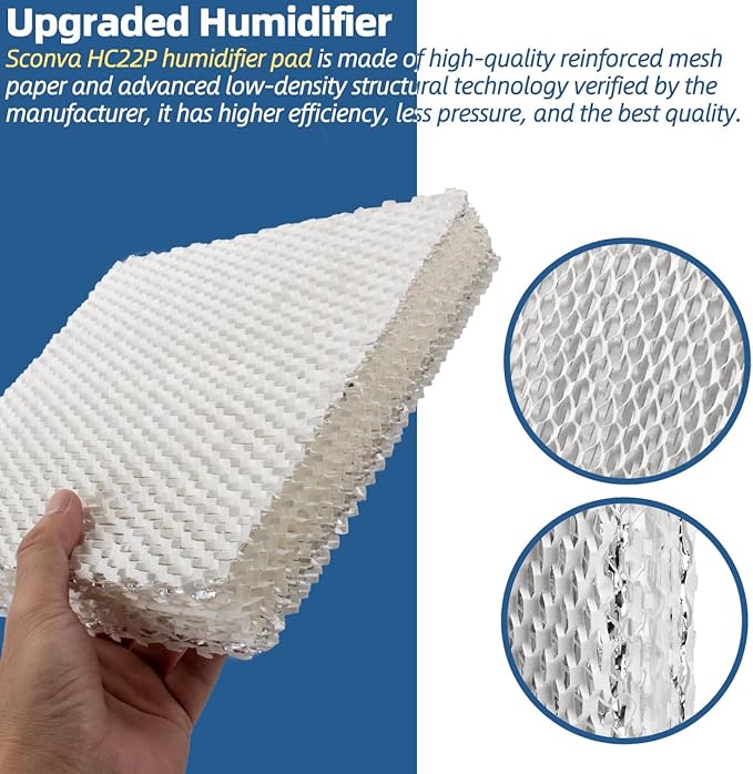 HC22P Humidifier Filter Pad Replacement Filter Wicks Compatible - Image 4