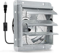 7 Inch Shutter Exhaust Fan, Wall Mount Attic Fan by Hipoilk