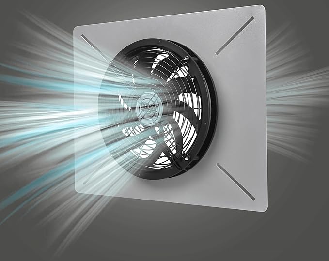 Crawlspace Ventilation Fan Basements Stainless Steel Vent Fan Window Exhaust - Image 4
