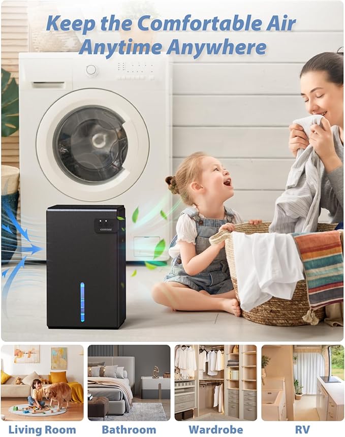Dehumidifier, 95 OZ Dehumidifiers - Image 7