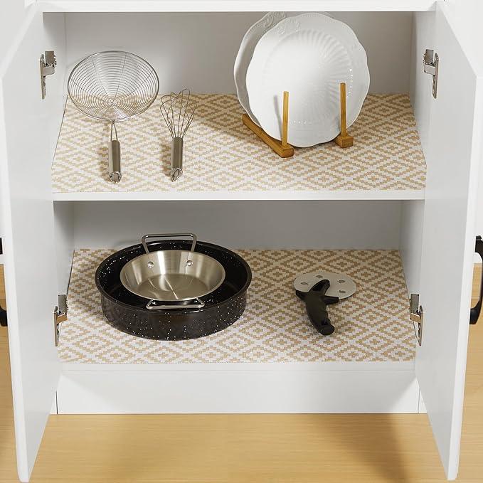 Shelf and Drawer Liner, Grip Shelves Bathroom Pantry Dresser Paper - Image 8