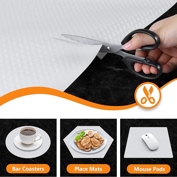 Shelf Liners for Kitchen Cabinets Refrigerator Liners Waterproof & Oil-Proof - Image 4