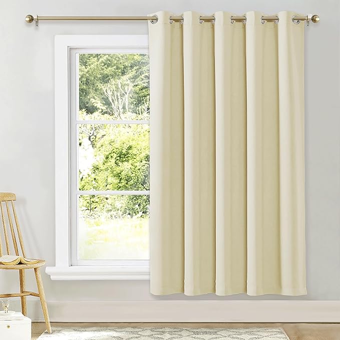 NICETOWN Blackout Wide Blinds for Sliding Door, W70 x L72, 1 Panel, Insulated by NICETOWN