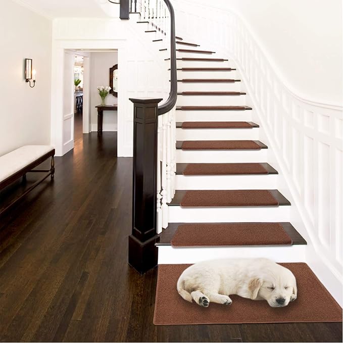 PURE ERA Carpet Stair Tread Landing Mat Tape Free Self Adhesive Non Slip Skid - Image 2