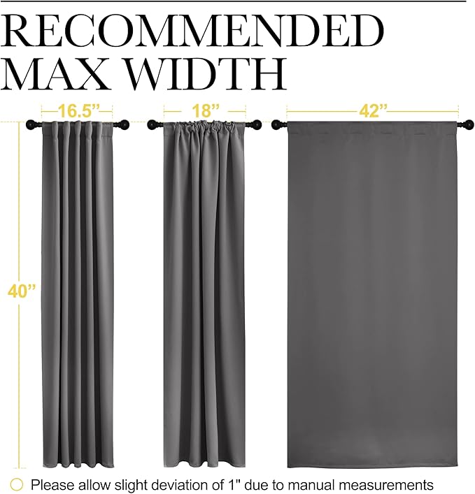 NICETOWN Blackout Window Curtains - Image 7