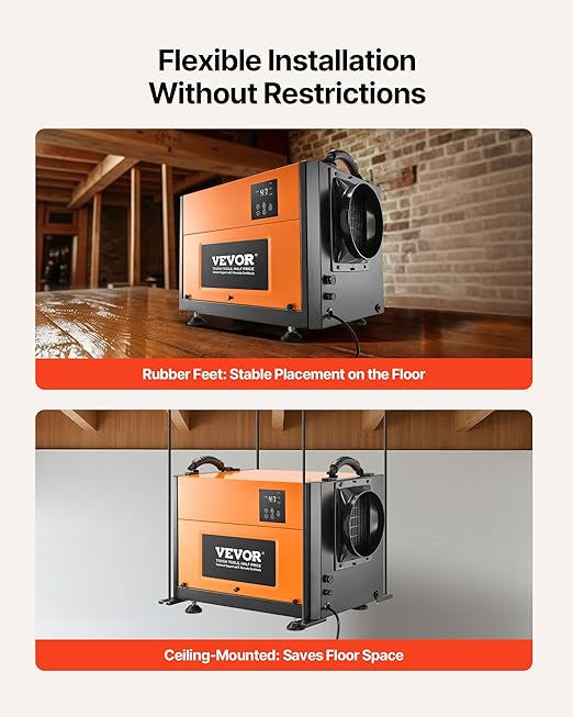 VEVOR 125 Pints Commercial Dehumidifier - Image 5