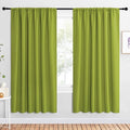NICETOWN 2 Panels Blackout Curtains, Rod Pocket Window Curtains Room Darkning by NICETOWN