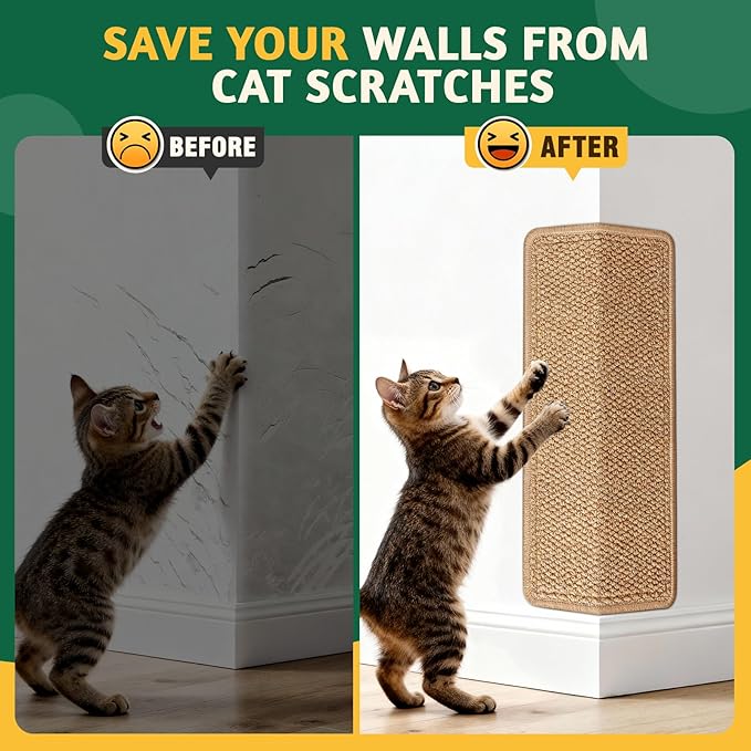 Corner Cat Scratcher | Cat Scratchers Wall Mounted - Image 3