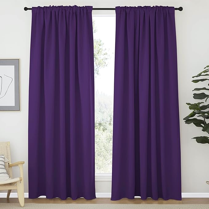 NICETOWN Living Room Blackout Draperies Curtains - Image 2