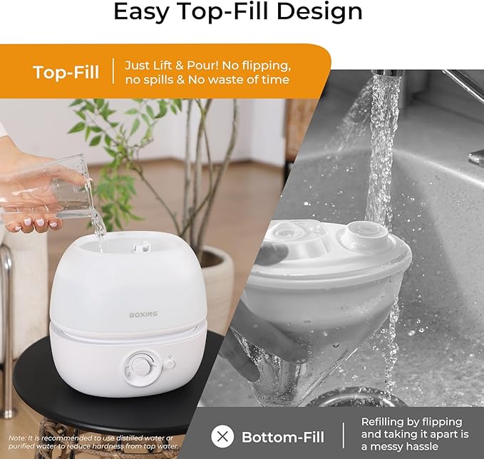 BOXING 3L Cool Mist Humidifier, Ultra Quiet 20dB - Image 3