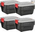 Rubbermaid® ActionPacker® 8 Gal Lockable Storage Box Pack of 4, Industrial by Rubbermaid