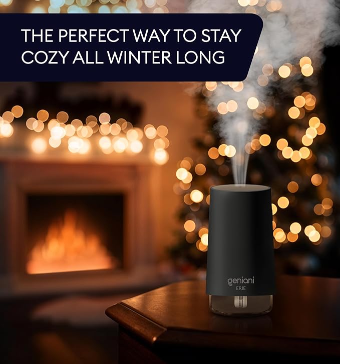 GENIANI Portable Small Cool Mist Humidifier – USB Powered, Compact Desktop - Image 9