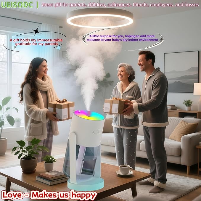 Bedroom Humidifier, USB Mini Portable Humidifier - Image 7