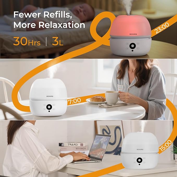 BOXING Top Fill Humidifiers for Bedroom Baby - Image 3