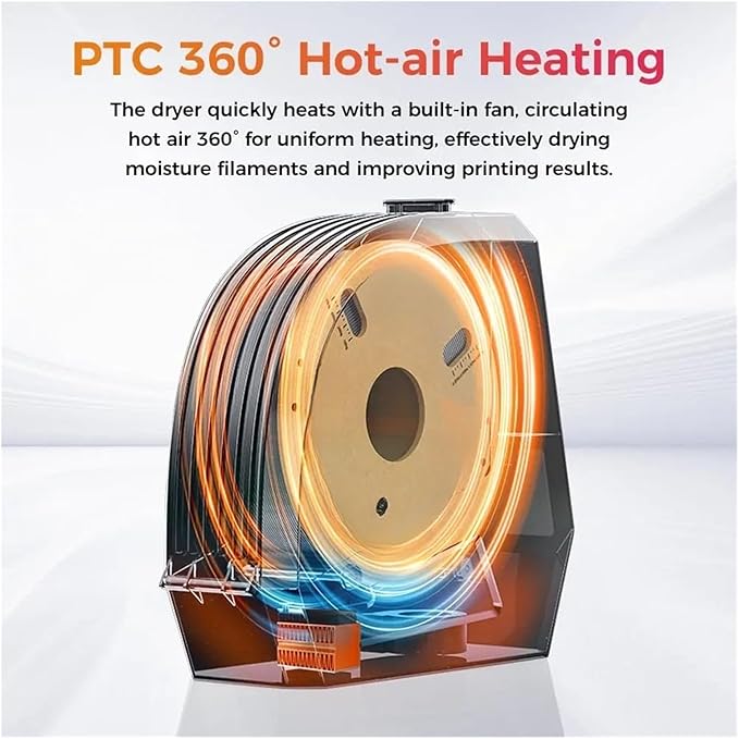 Compatible with Creality Space Pi Filament Dryer 3D Printer Filament Dry Box - Image 3