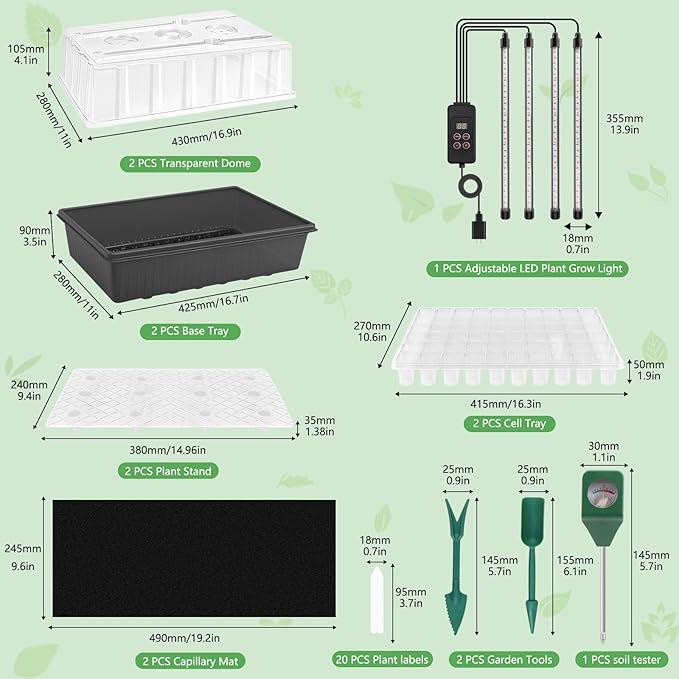 120-Cell Self-Watering Seed Starter Tray - Image 6