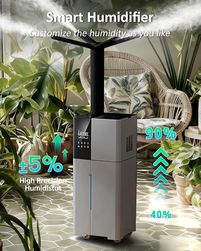 Humidifier Large Room, 26L/6.8Gal Whole House Humidifiers - Image 4