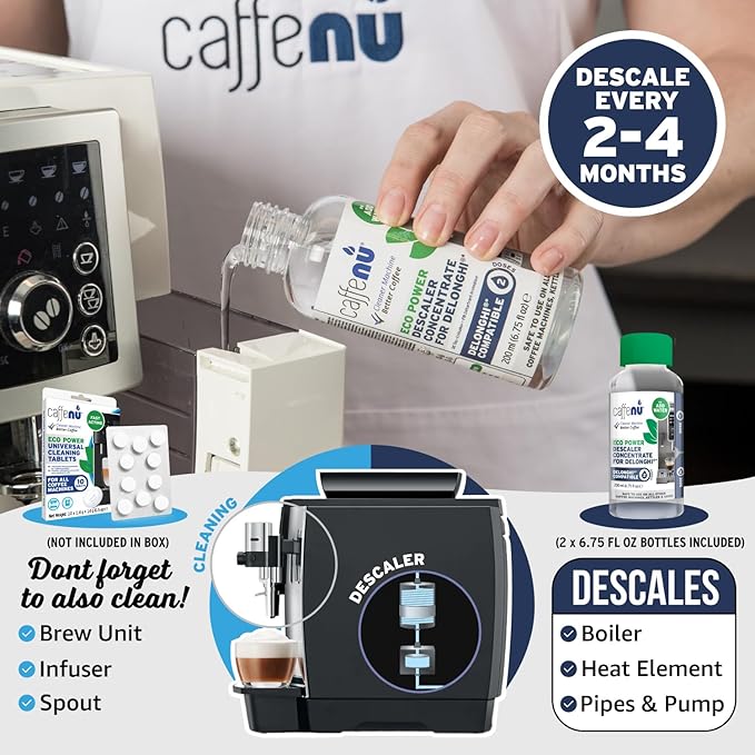 Delonghi Compatible Descaling Solution. 2 Bottles of Descaler Solution. - Image 6