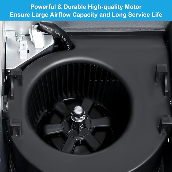 Bathroom Exhaust Fan with Light 110 CFM Quiet 6500K 800LM Household Ventilation - Image 4