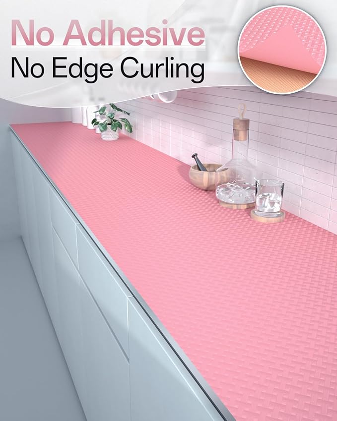 Shelf and Drawer Liner for Kitchen Cabinet, Non-Adhesive 24in x 240in - Image 4