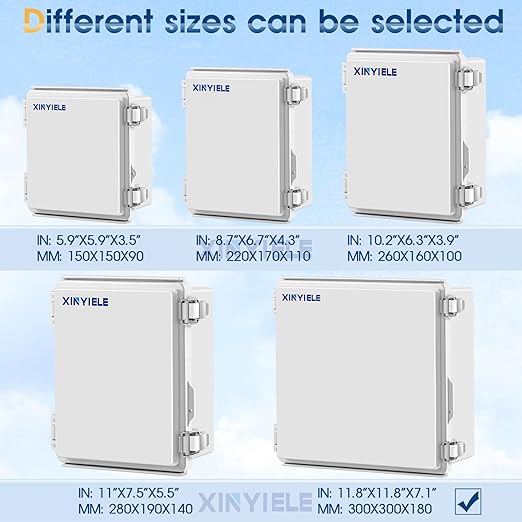 Waterproof Outdoor Project ABS Plastic Junction Box IP67 Weatherproof Dustproof - Image 4