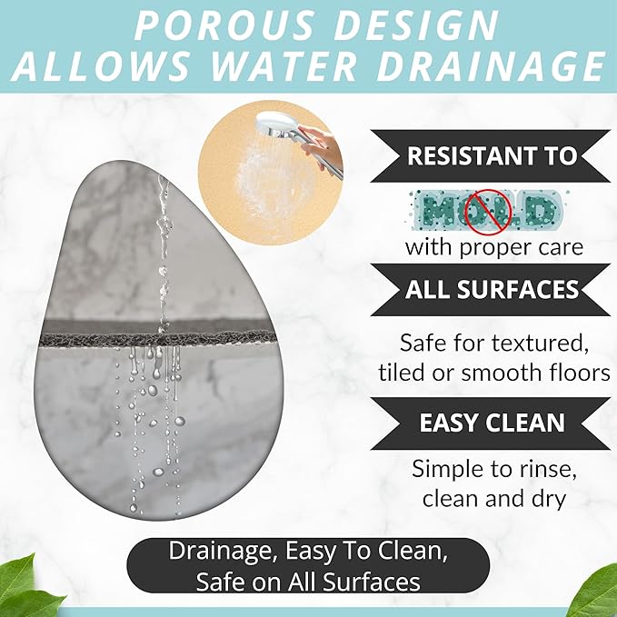 Enkosi Loofah Non-Slip Shower Mat - Image 4