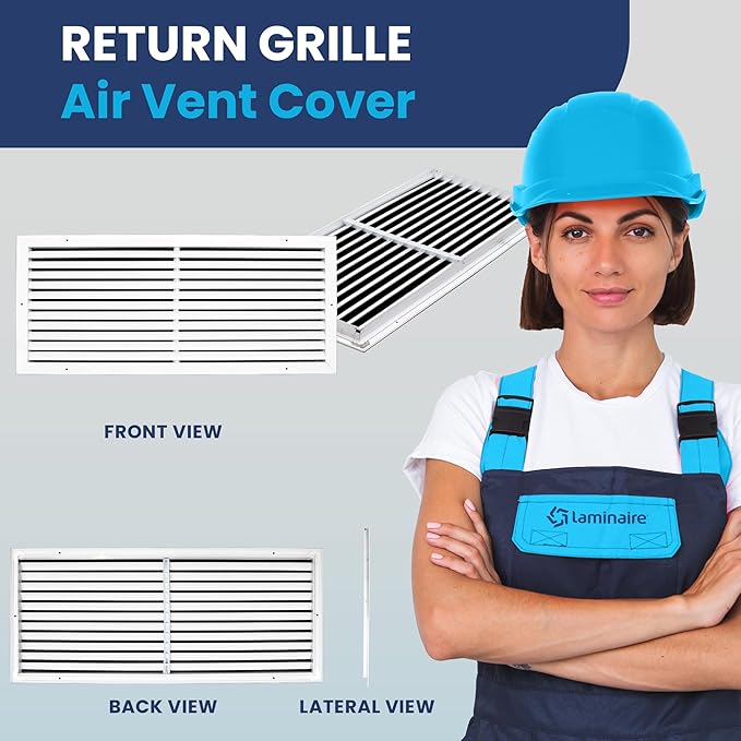 30x12 Inch Air Return Vent Cover Decorative – Premium Aluminum AC Vent Cover - Image 2