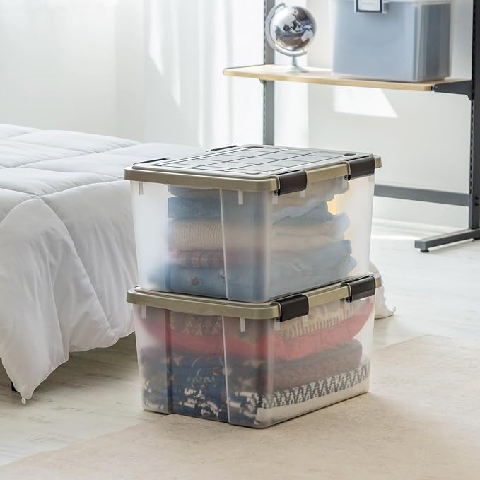 IRIS USA 44 Qt Storage Bins - Image 3
