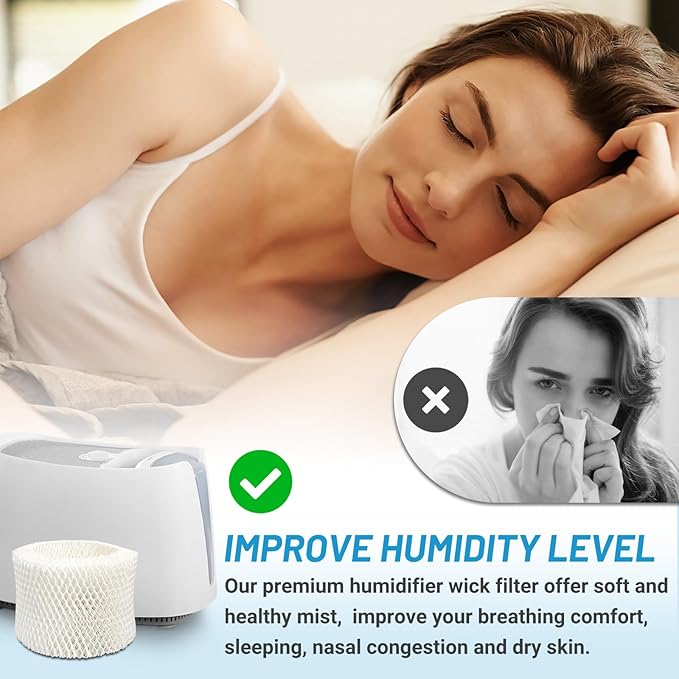 Lemige 6 Pack HAC-504 Humidifier Filters - Image 6