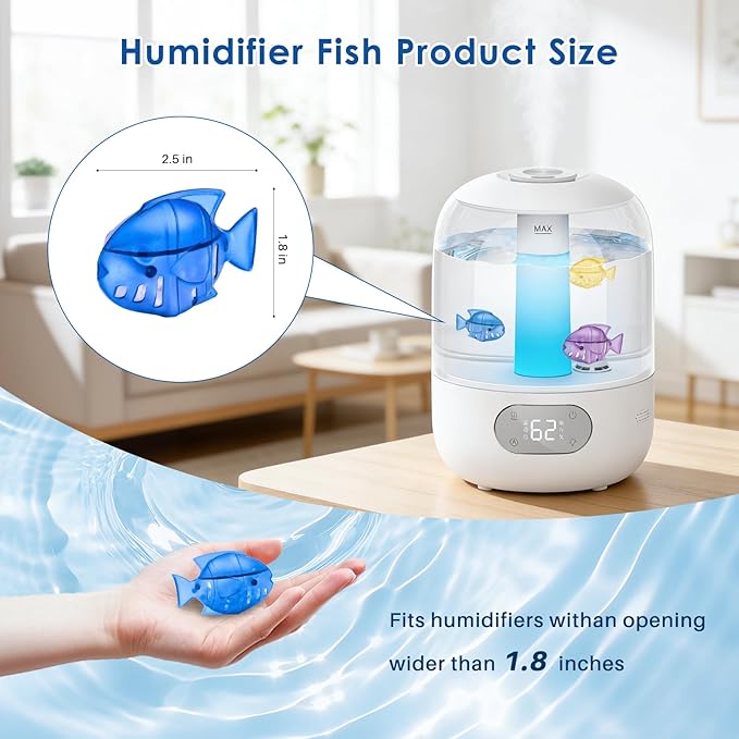 12 Pack Humidifier Cleaning Fish, Humidifier Cleaner - Image 4