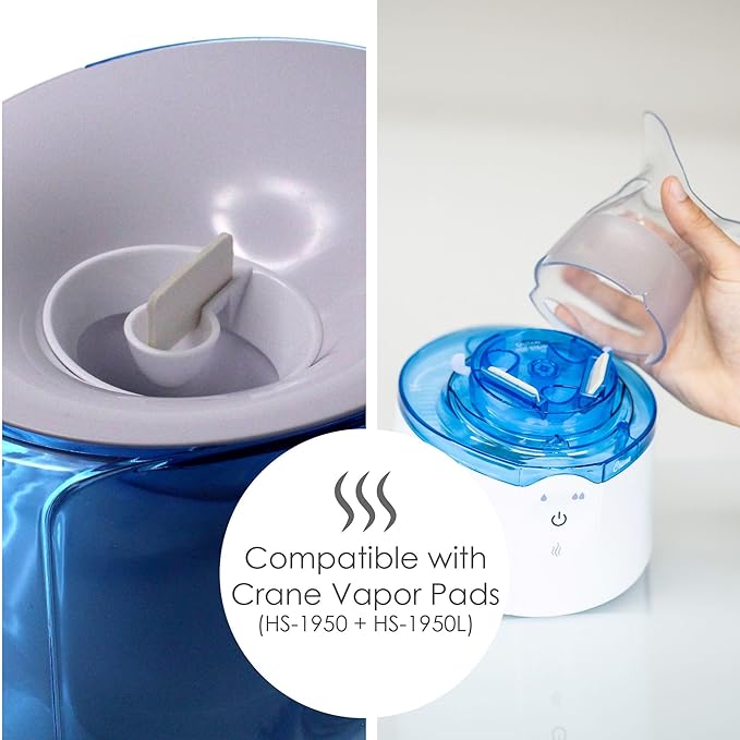 Crane Steam Inhaler & Warm Mist Humidifier, 0.5 Gallon, Humidifier FSA Eligible - Image 4