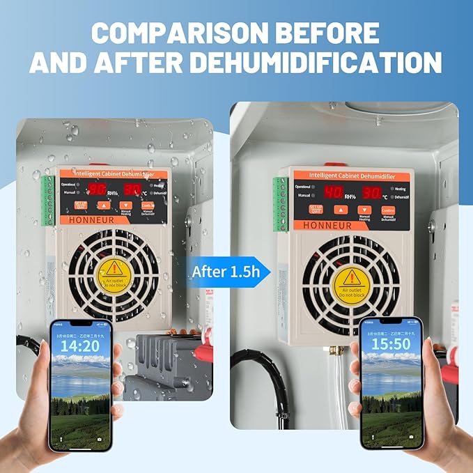 Fully automatic mini dehumidifier and constant humidity device 60W - Image 7