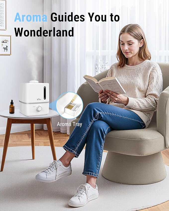 Bear Humidifiers for Bedroom, 2.5L Cool Mist Humidifiers and Oil Diffuser - Image 3