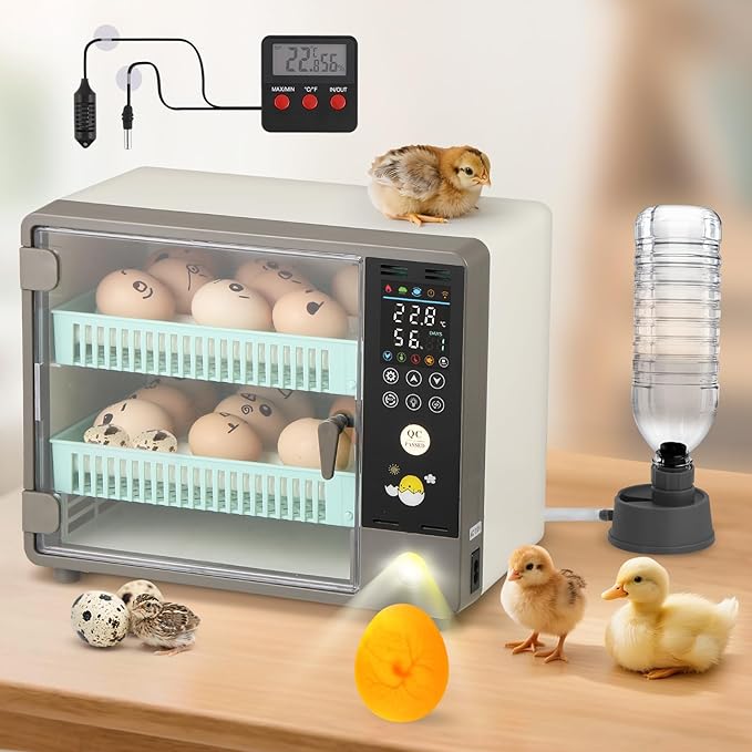 Incubators for Hatching Eggs, 24 Egg Incubator, Automatic Turning by WelcometoProshine