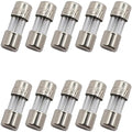 SIXQJZML 10 Pack F2.5AL Fast-Blow Mini Fuse 2.5A 2.5amp 125V Glass Fuses 0.14 x by SIXQJZML