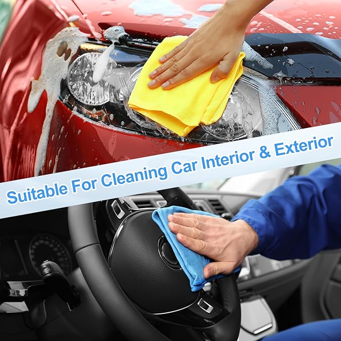 HARFINGTON 6 Pack Microfiber Cleaning Cloth - Image 6