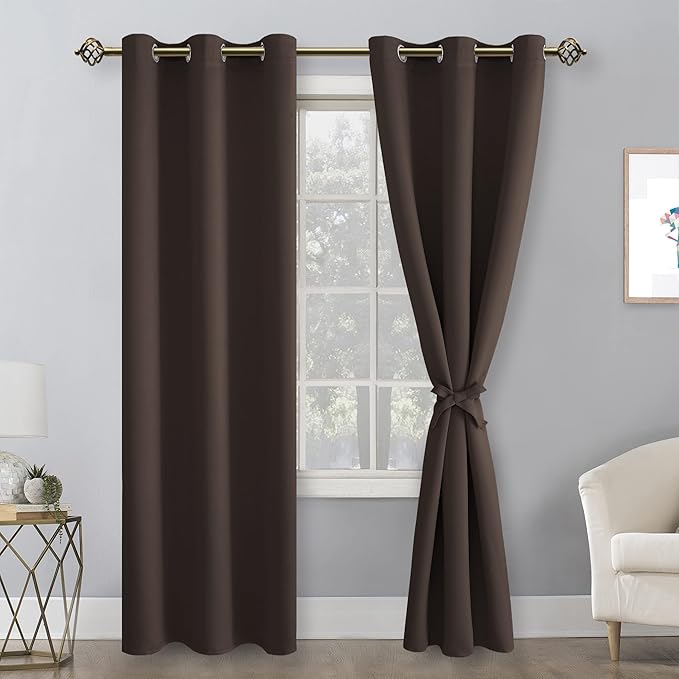 Hiasan Blackout Curtains for Bedroom and Living Room, Thermal Insulated - Image 2