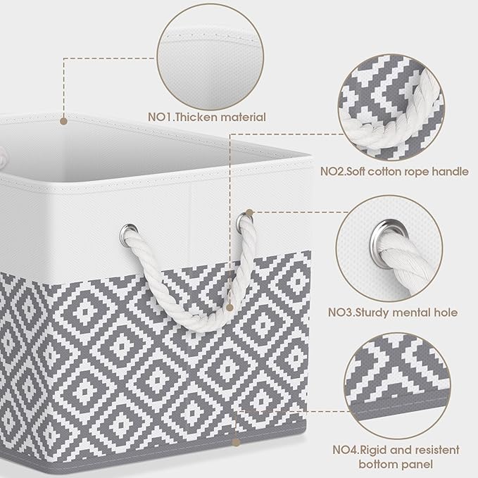 Storage Bins, Collapsible Storage Basket - Image 3