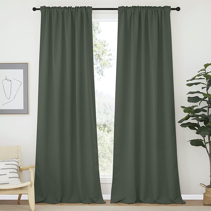 NICETOWN Bedroom Blackout Curtain Panels - Image 2