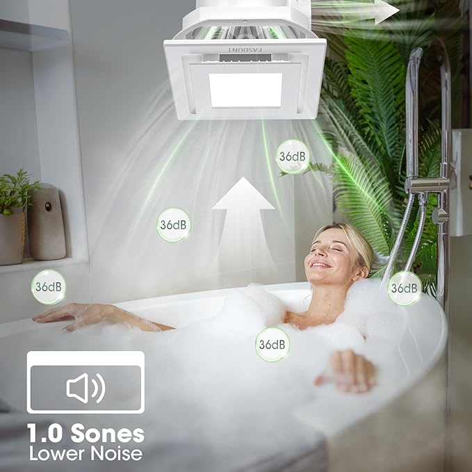 FASDUNT Bathroom Exhaust Fan - Image 4
