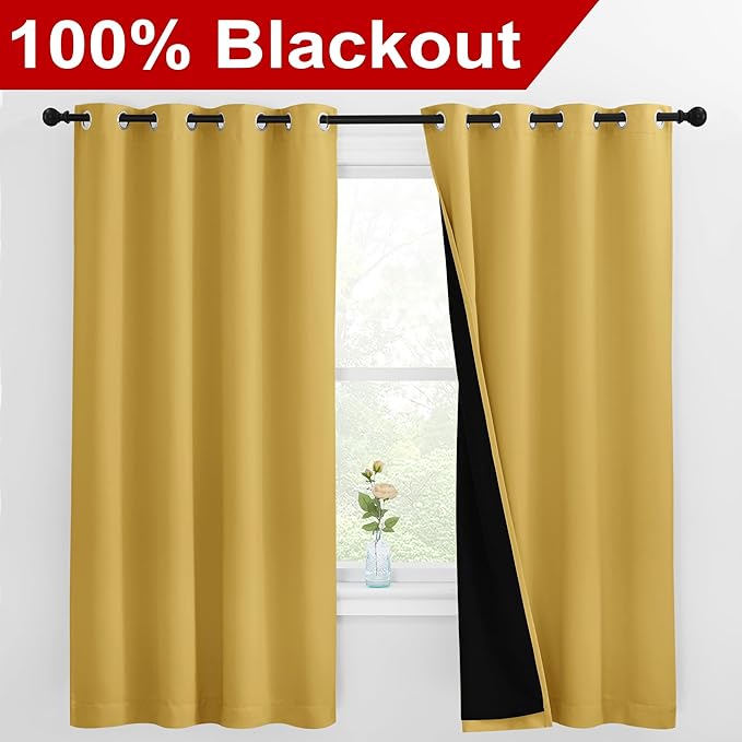 NICETOWN 100% Blackout Curtains - Image 2
