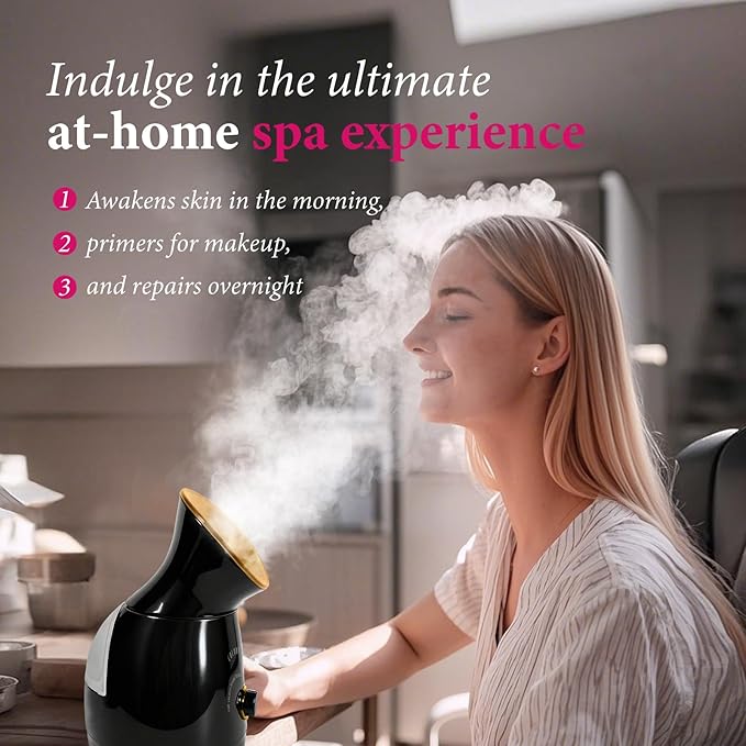 Colorfarm Facial Steamer Nano Ionic: Face Steamer Deep Cleaning Unclogs Pores - Image 7