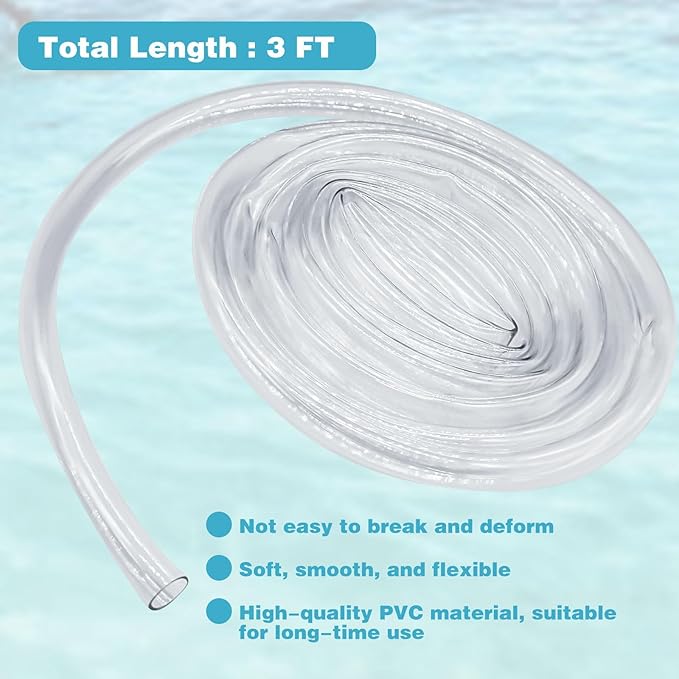 3Ft Portable Air Conditioner Drain Hose, 3/5 Inch Leakproof AC Drain Hose Kit - Image 7