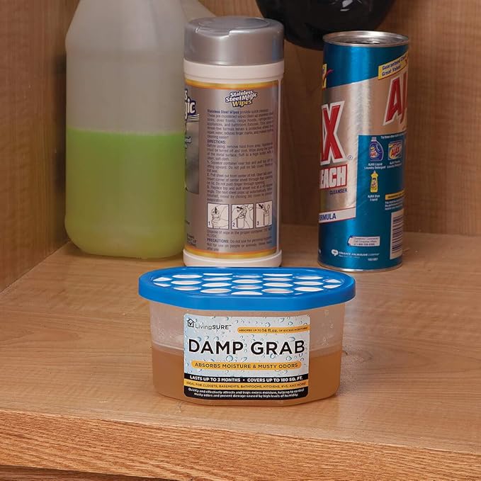 Damp Grab Closet Dehumidifier, Moisture Control, Fragrance Free, 14 oz. - Image 2