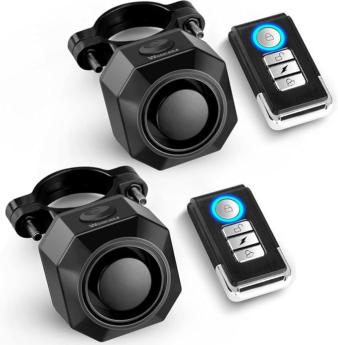 WSDCAM USB Rechargeable Bike Alarm by wsdcam