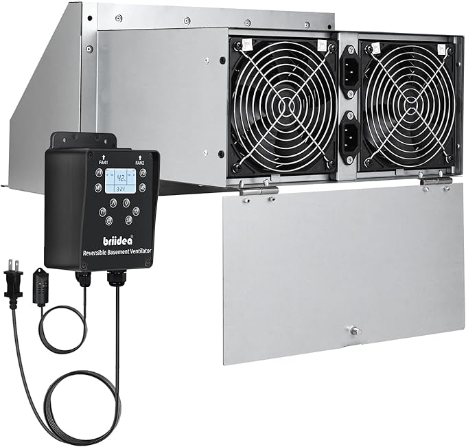 Reversible Basement Ventilation Fan by briidea
