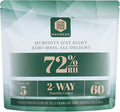 72% Two-Way Humidity Control Packs | 5-Pack, 60g each in Resealable Bag | by Unknown