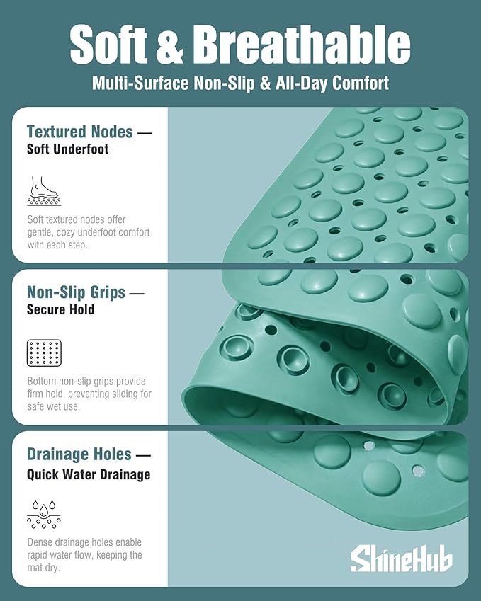 Heavy Duty TPE Bathtub Mat - Image 5