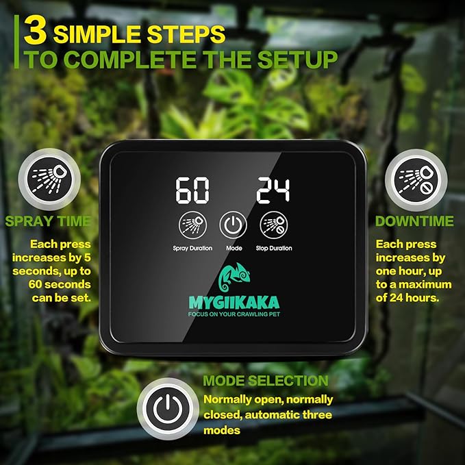 Reptile Smart Mister, Reptile Humidifiers Misting System Automatic - Image 2